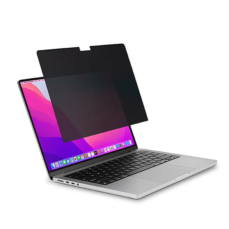 Kensington MAGPRO Privacy Screen for MacBook Pro 14, offering clarity, easy installation, and sleek privacy protection.