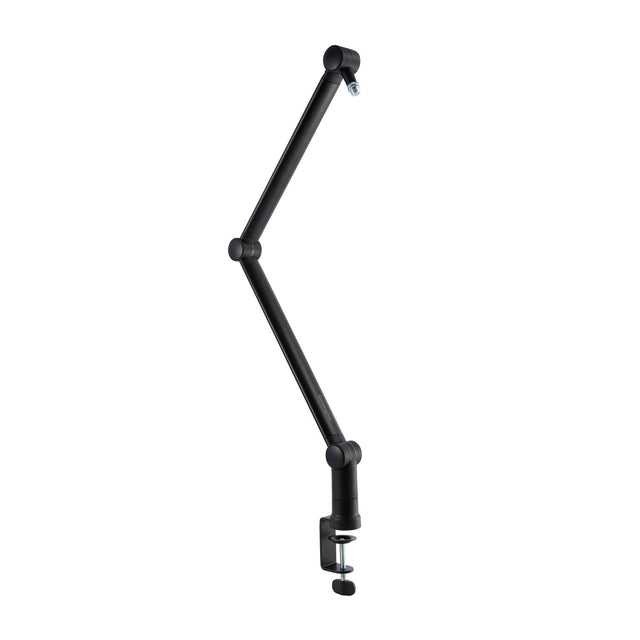 Kensington A1020 Pro VC Boom Arm: versatile clamp for mic, webcam, and lights; offers extensive adjustment with durable design.