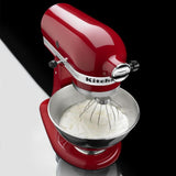 2.8L stainless steel bowl for KitchenAid Tilt-Head Stand Mixers, featuring ergonomic handles and a polished finish for easy use.
