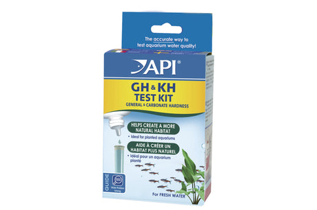 General Hardness Test - Fresh API kit for measuring GH and KH in aquariums, ensuring healthy aquatic environments.