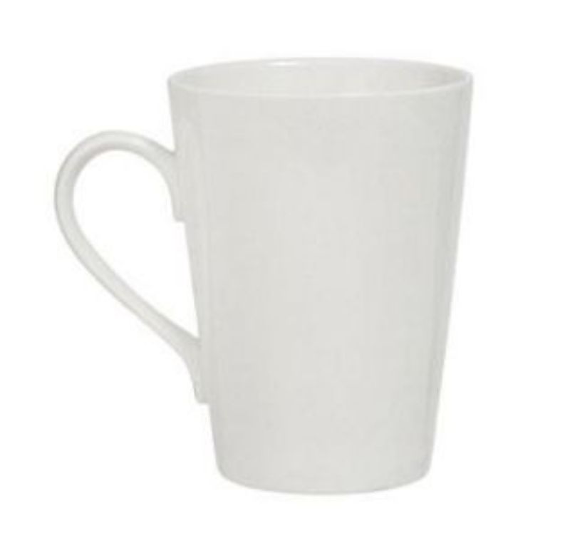 Straight Taper Coffee Mug in royal porcelain, 250ml, combines elegance with functionality for a sophisticated coffee experience.