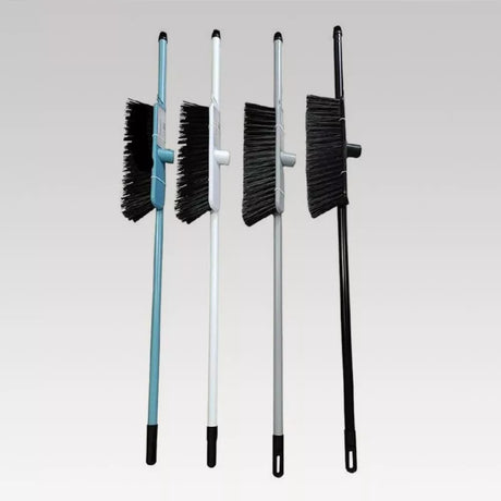 Maestro Kitchen Broom with soft bristles for dust collection, ideal for all floor types, lightweight and ergonomically designed.