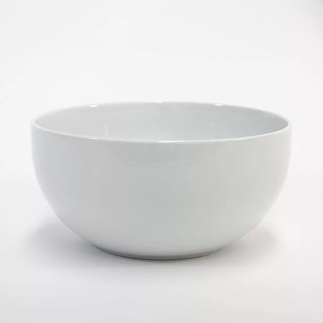 Elegant Royal Porcelain salad bowl, 240mm, perfect for serving salads or pasta with a classic white finish.