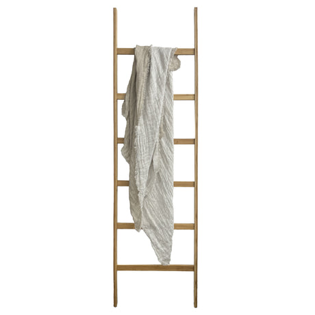 Reversible 100% linen KENT Natural throw, 125x150cm, featuring a chic distressed eyelash edge for stylish home decor.