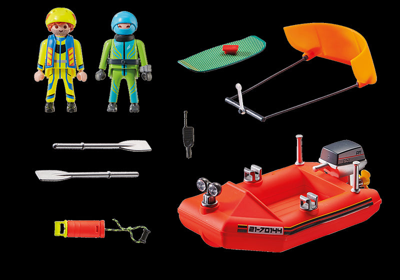 Playmobil - Kitesurfer Rescue with Speedboat