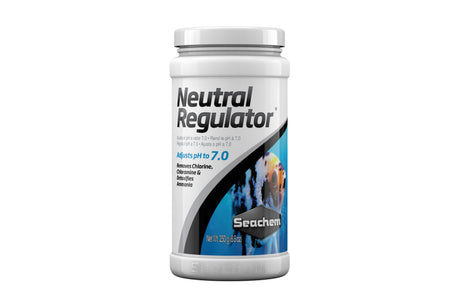 Aquatic pH Adjuster 250g for neutralizing pH levels, softening water, and maintaining healthy aquarium environments.