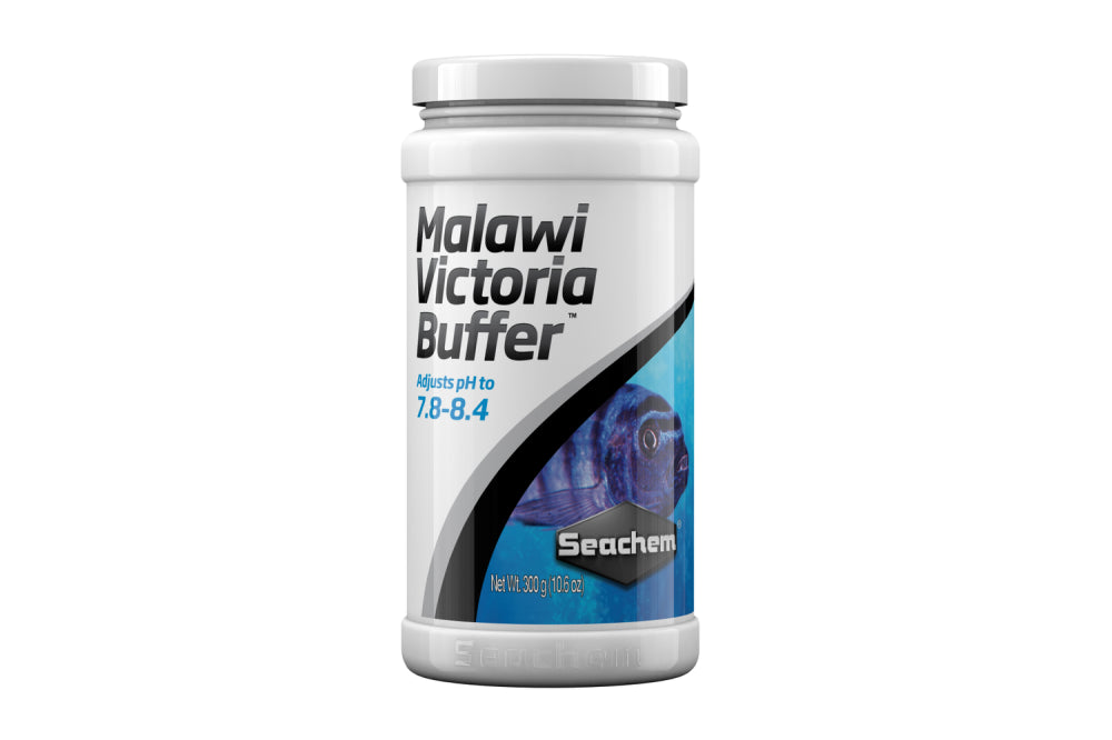 Premium Malawi Buffer 300g for Cichlid tanks, enhances pH 7.8-8.4, supports carbonate hardness and stable ecosystems.