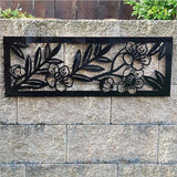 Large panel wall art featuring Manuka design, ideal for indoor and outdoor use, showcasing New Zealand's natural beauty.
