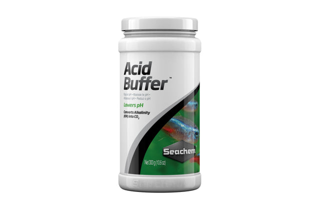 Aquatic Acid Buffer by Seachem, 300g - adjusts pH for healthy planted aquariums and converts KH to CO2 without phosphates.