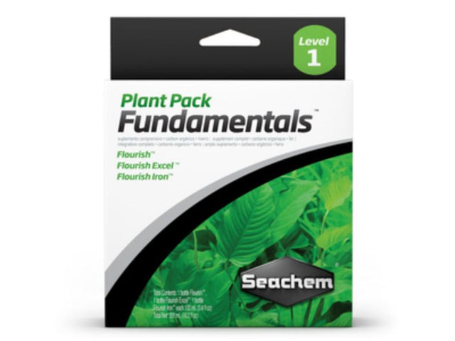 Aquatic Plant Care - Fundamentals Plant Pack: three 100mL bottles for nurturing vibrant aquarium plants.