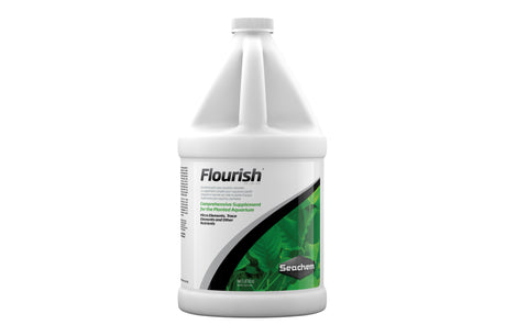 Flourish 2L by Seachem, a comprehensive plant supplement for vibrant, healthy freshwater aquarium plants.