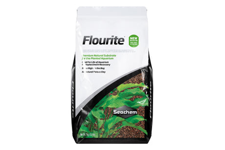 Flourite 7kg by Seachem is a nutrient-rich clay gravel substrate for vibrant, healthy planted aquariums.