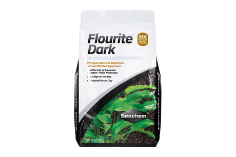 Flourite Dark 3.5kg by Seachem, nutrient-rich aquarium substrate for thriving plants and fish in planted tanks.