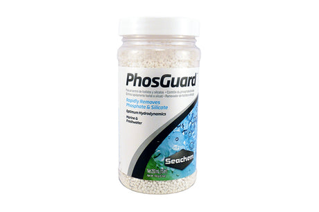 Aquarium Seachem PhosGuard 250mL, a high-porosity media for effectively removing silicates and phosphates in aquariums.