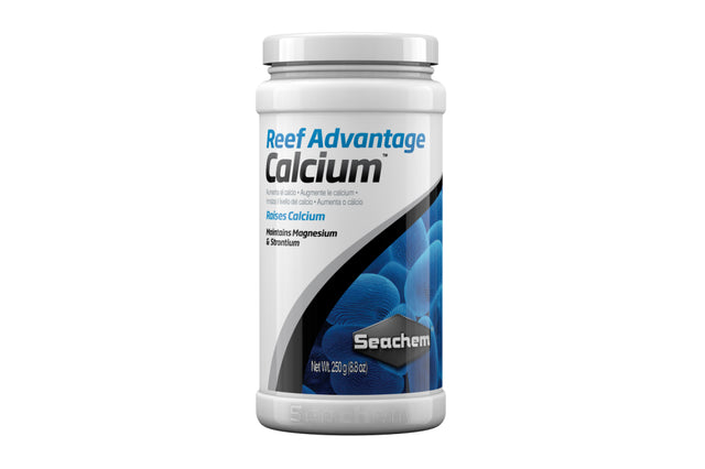 Premium 250g calcium supplement for marine aquariums, supporting coral growth and vibrant reef ecosystems.