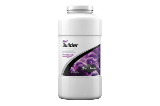 Seachem Reef Builder 1.2kg, a coral supplement for stable pH and enhanced alkalinity, promoting vibrant, thriving reefs.