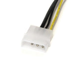 15cm LP4 to 8 Pin PCI Express power cable adapter for connecting graphics cards to standard power supplies.