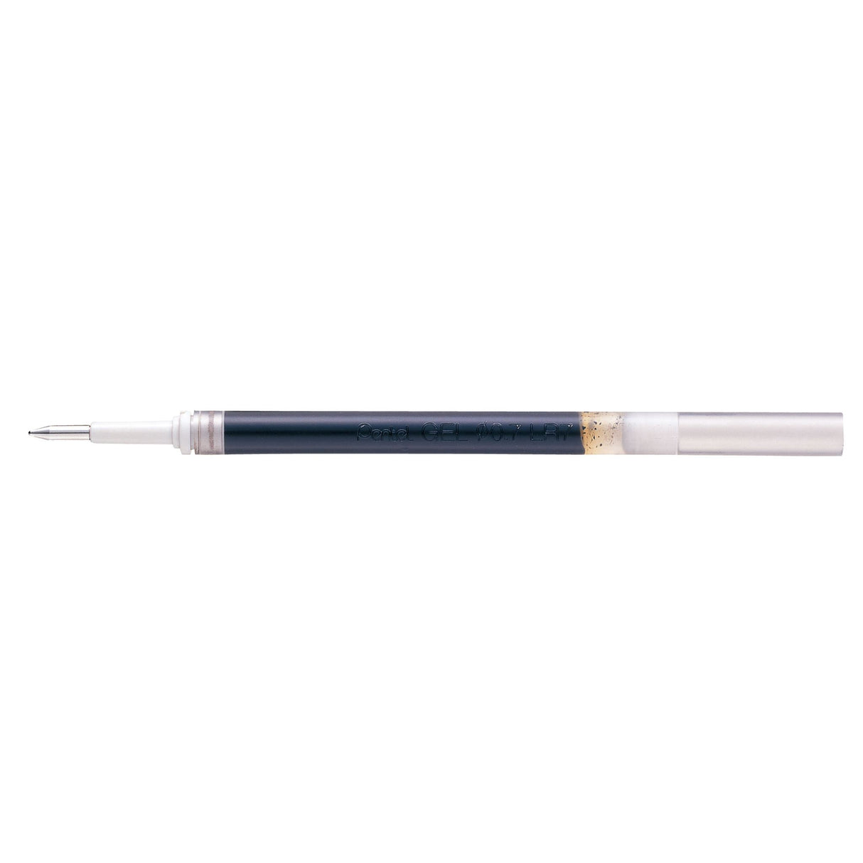 PENTEL black gel roller pen refills for BL77/BL407, 0.7mm tip, 12 pack, smooth writing, quick-drying, retractable design.