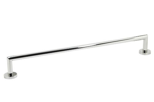 Polished stainless steel towel rail, 600mm, durable 304 steel, sleek design for modern bathrooms, ideal for organizing towels.
