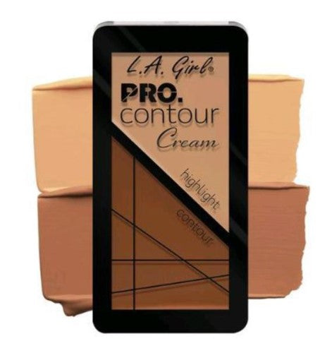 LA Girl Pro Contour Cream in Light for effortless, sculpted makeup with a buttery formula for a natural finish.