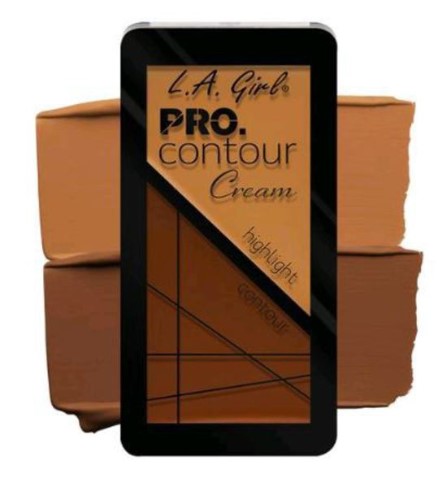 LA Girl Pro Contour Cream in Tan, a creamy contour for a natural sculpted look, blends effortlessly for a flawless finish.