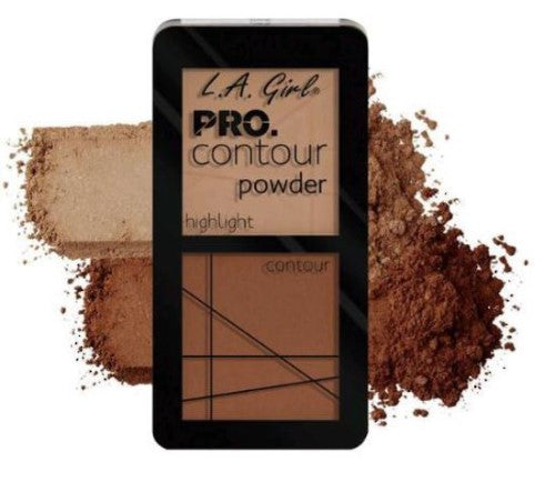 LA Girl Pro Contour Powder - Tan for effortless contouring with buttery softness for a natural glow. Perfect for all skill levels.