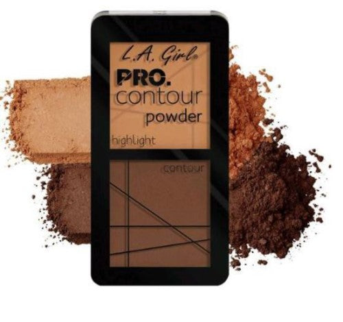 LA Girl Pro Contour Powder in Medium-Deep for effortless sculpting, featuring buttery soft shades for a flawless, natural finish.