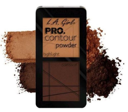 LA Girl Pro Contour Powder in Deep offers buttery-smooth formula and color-coordinated shades for flawless contouring on deep skin tones.