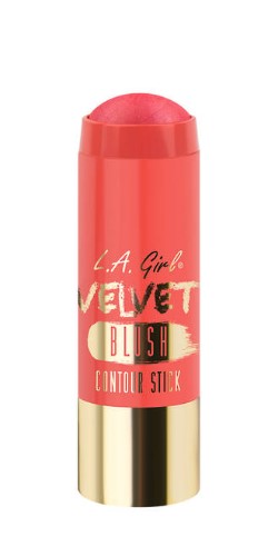 LA Girl Velvet Blush Stick in My Bae, a paraben-free blush stick with rich pigmentation for a radiant, buildable flush of color.