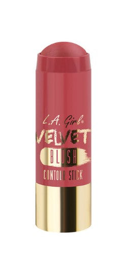 LA Girl Velvet Blush Stick in Velour offers a smooth, blendable formula for radiant, natural-looking cheeks.