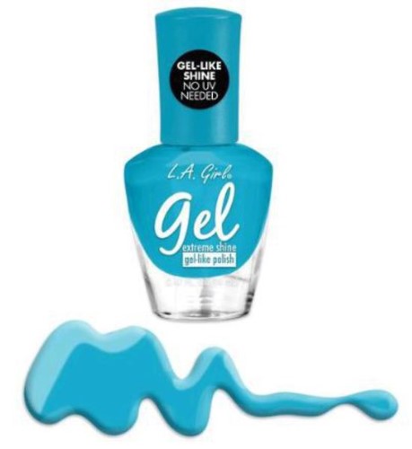 L.A. Girl Gel Extreme Shine Nail Polish in Utopia offers vibrant color and a gel-like finish for easy, salon-quality manicures.