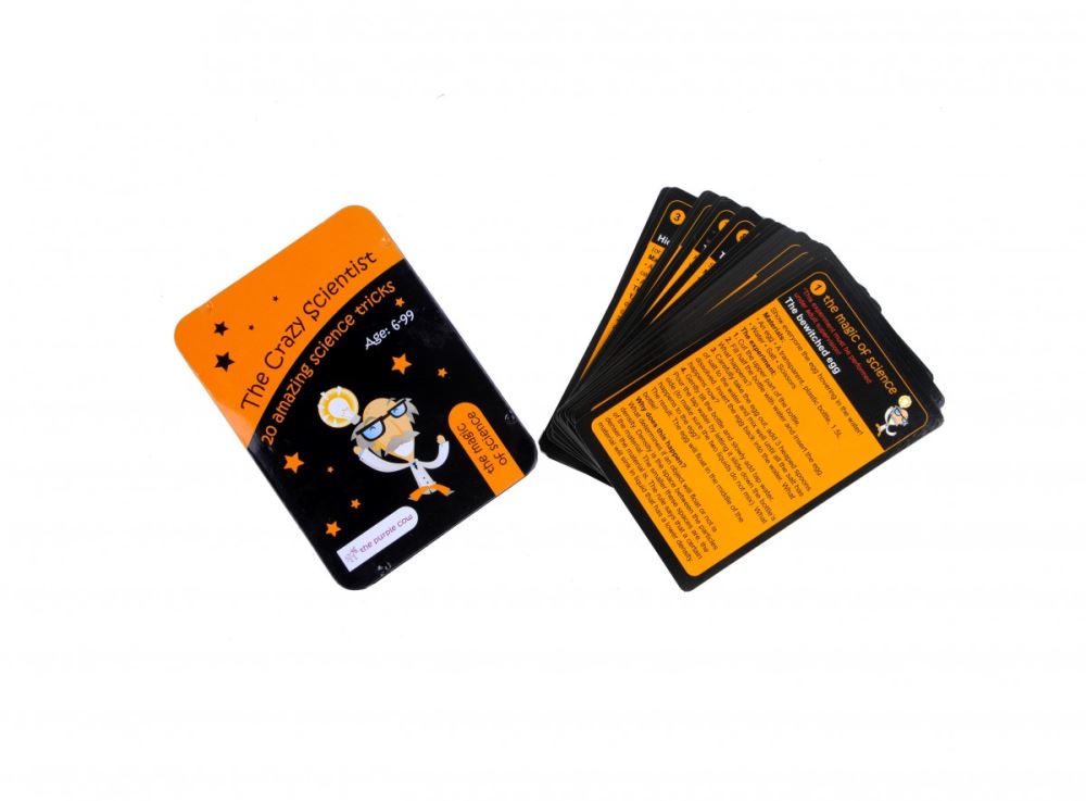 Kids engaging with the Crazy Scientist Activity Box, exploring fun science experiments and magic tricks.