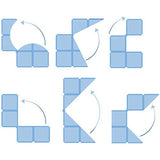 Engaging Fat Brain Toys Block Builders set with 6 hinged cubes for creative construction and problem-solving puzzles.