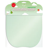 Mije Baby Head Rest Cover in green, soft cotton, washable, protects head rest from dirt and spills, custom fit for infants.