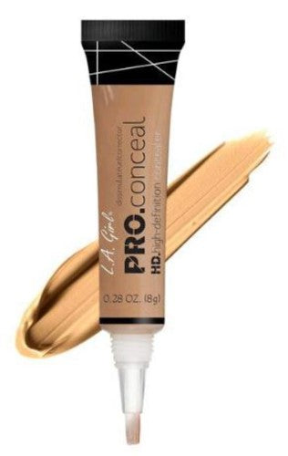 LA Girl Pro Concealer in Warm Honey offers opaque, lightweight coverage to conceal dark circles and imperfections for a flawless look.