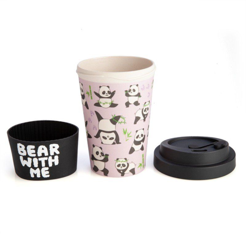 Eco to Go Bamboo Cup - Panda (140mm)