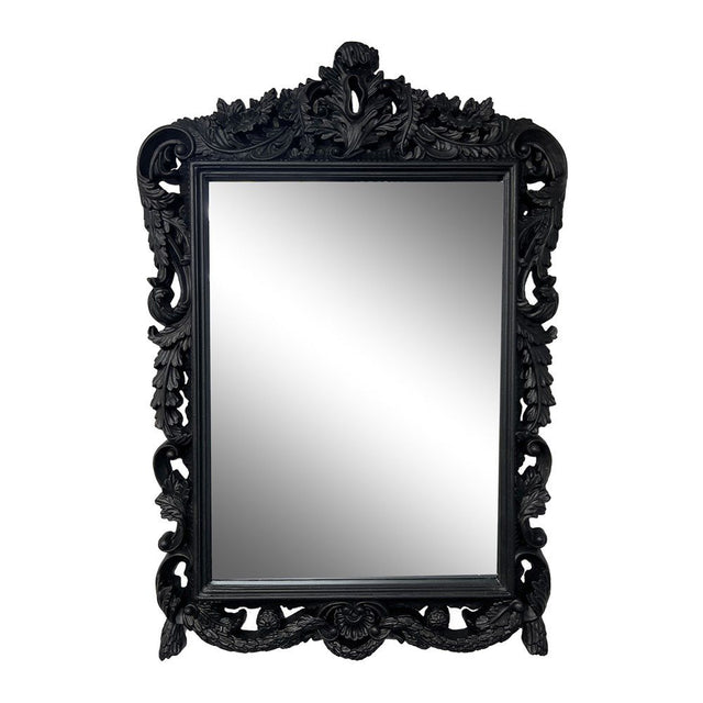 Elegant Trelise Bevelled Mirror with vintage chalk paint finish, 1060 x 740mm, ideal for enhancing any decor style.