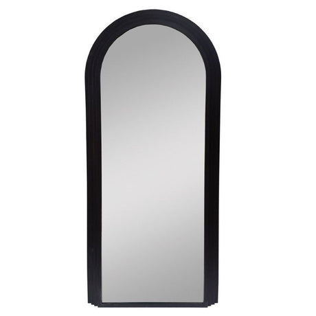 Contemporary 1.9m mirror in matt black with a 3D finish, perfect for enhancing modern home decor.