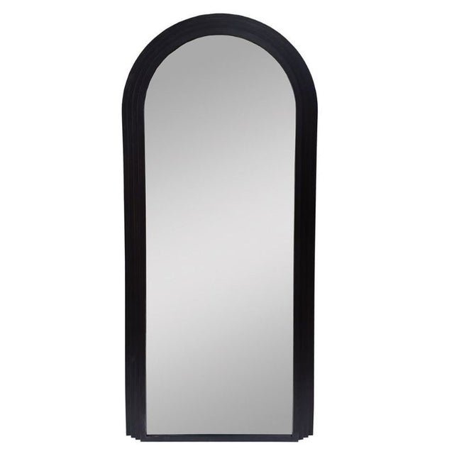 Contemporary 1.9m mirror in matt black with a 3D finish, perfect for enhancing modern home decor.