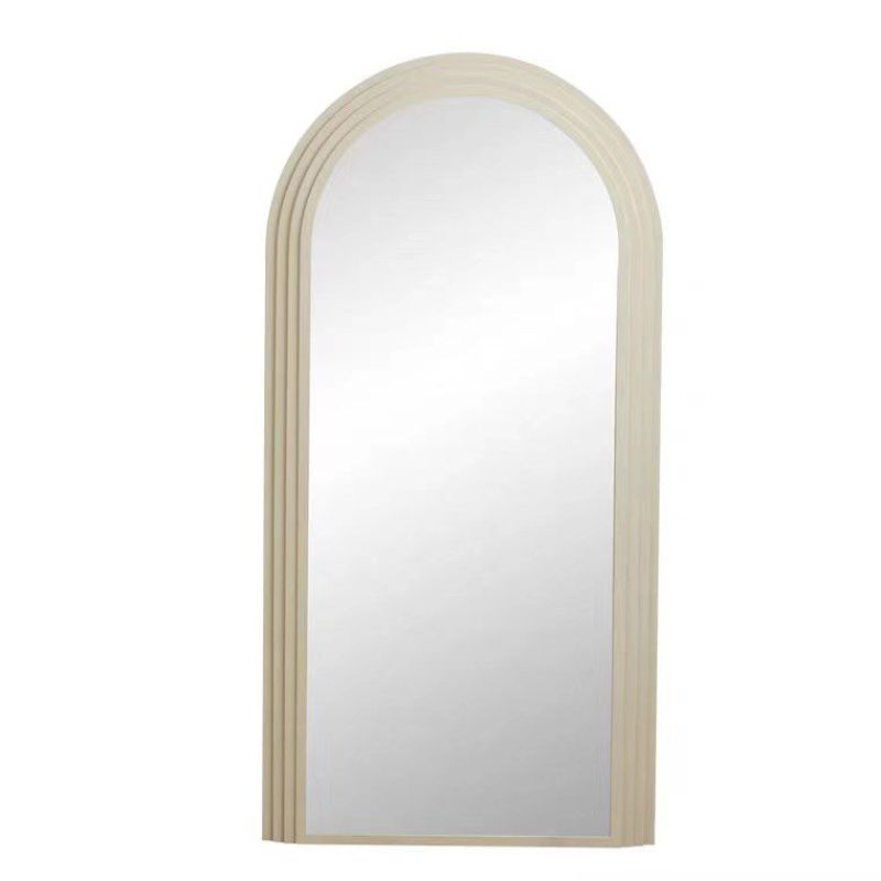 Contemporary 1.9m mirror with a 3D white onyx finish, perfect as a striking focal point in any room.