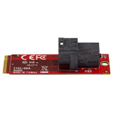 U.2 to M.2 adapter card for connecting 2.5" U.2 NVMe SSDs to desktops, offering high-speed data transfer and easy installation.