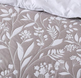 Super King Duvet Cover Set - Platinum Madison Latte