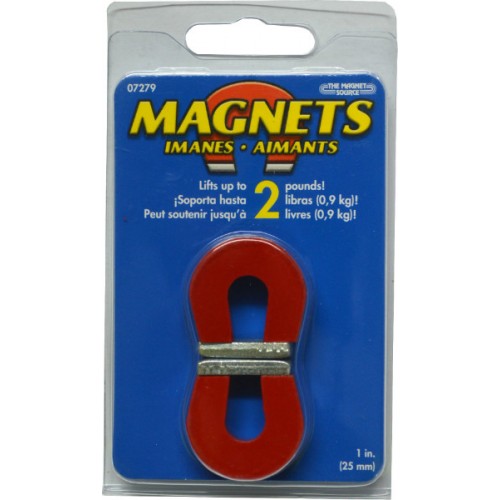 Horseshoe-shaped 25mm Alnico magnets with 2lbs pull strength, ideal for crafting and DIY projects.