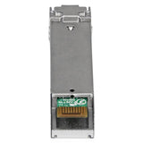 Cisco Meraki MA-SFP-1GB-SX fiber module for 1 GbE connectivity, 550m range, hot-swappable, 850nm wavelength, LC connection.