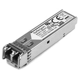 Cisco Meraki MA-SFP-1GB-SX compatible SFP module for 1 GbE multi-mode fiber connectivity, hot-swappable, 550m range.