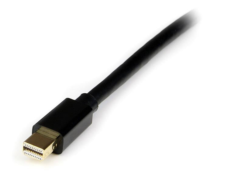 4m Mini DisplayPort to DisplayPort adapter cable connecting laptops to monitors, delivering HD video and audio seamlessly.