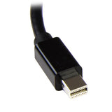 Mini DisplayPort to VGA Adapter with Audio for seamless connection to VGA displays and projectors, ideal for presentations and classrooms.