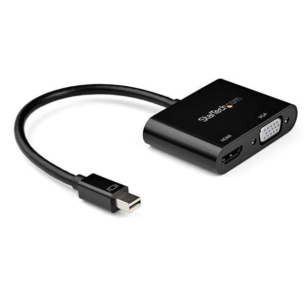 Mini DisplayPort to HDMI VGA adapter for 4K 60Hz output, portable design with HDR support for seamless connectivity.