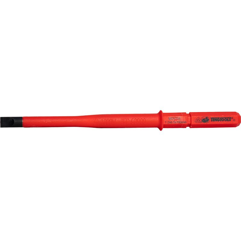 Teng 1000V Screwdriver Interchangeable 6.5mm Slim