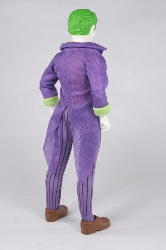 Limited edition MEGO Joker figurine featuring 1970s style, 26 points of articulation, perfect for collectors.